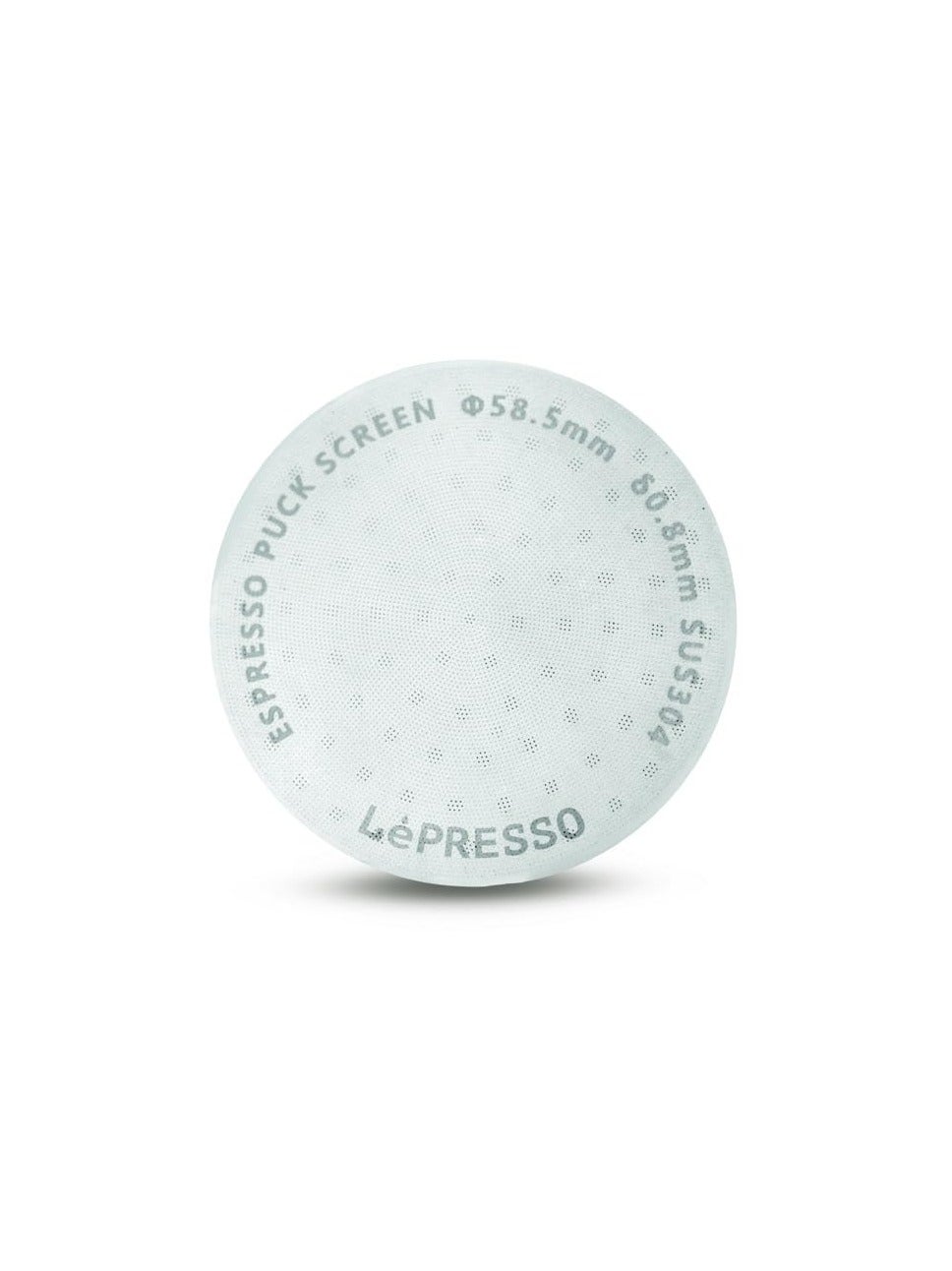 LePRESSO 51mm Precision Fit Puck Screen / Built for Heavy Daily Use / Espresso Portafilter Lower Shower Screen / Stainless Steel - Silver